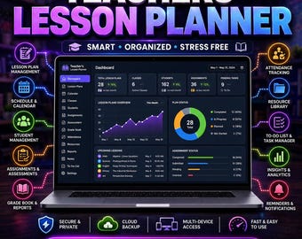 Teacher Lesson Planner App, Digital Plan, Class Management, Study Reminders, Analytics Dashboard, Grade & Homework Tracker, Teaching Tool