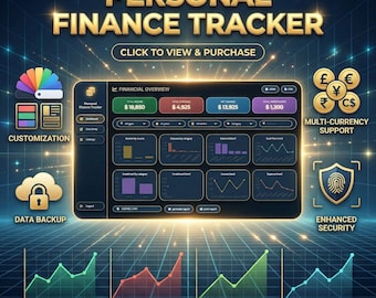 Personal Finance Tracker, Monthly Budget Application, Automated Expense Tracker Dashboard, Investment Tracker, Financial Budget Planner