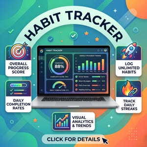 Gamified Habit Tracker, Daily Routine Planner, To-Do List App: Build Good Habits, Track Goals, Manage ADHD & Complete Chores With RPG Games