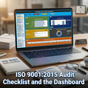 Checkliste für interne Audits nach ISO 9001:2015 | Dashboard für Qualitätsmanagementsysteme (QMS) Bild 8