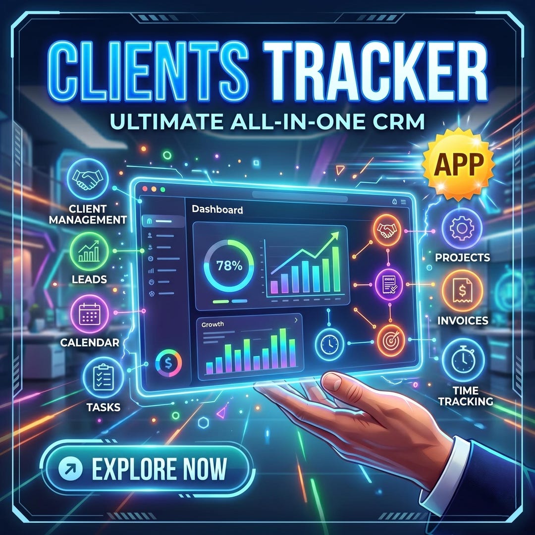Clients Tracker, CRM Dashboard, Project Management With Tasks, Leads ...