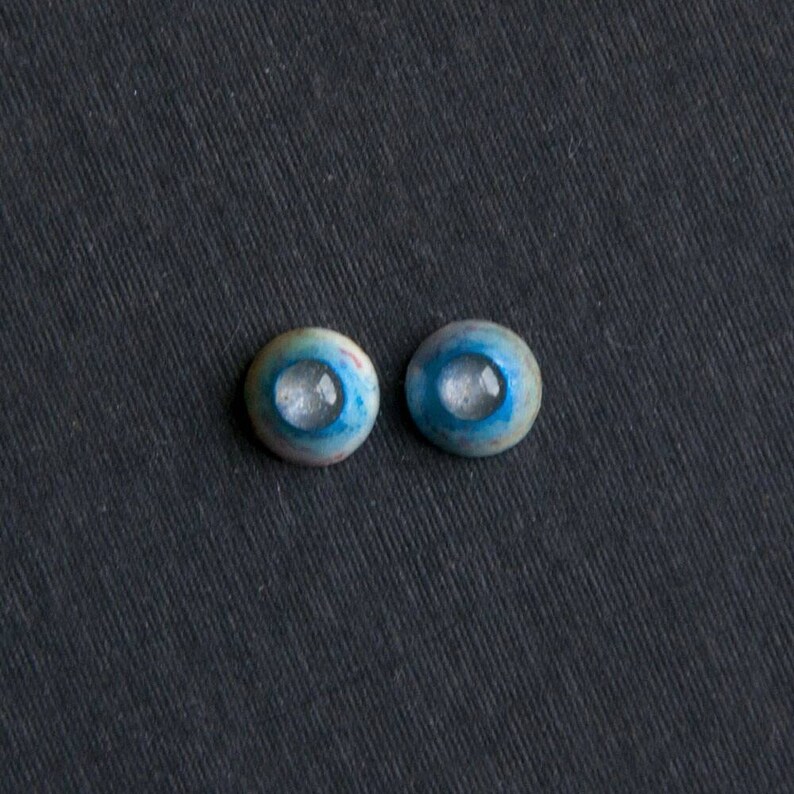 8mm handmade bjd eyes artist bear eyes doll eyes blue eyes fantasy eyes no pupil eyes reborn eyes unique resin eyes for bjd doll