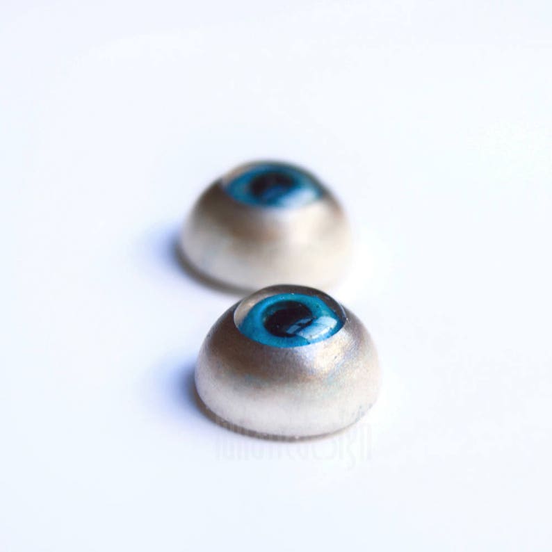 demons eyes bjd doll eyes fantasy eyes goth eyes unique resin eyes 16mm vampire eyes demons eyes doll eyes no pupil eyes