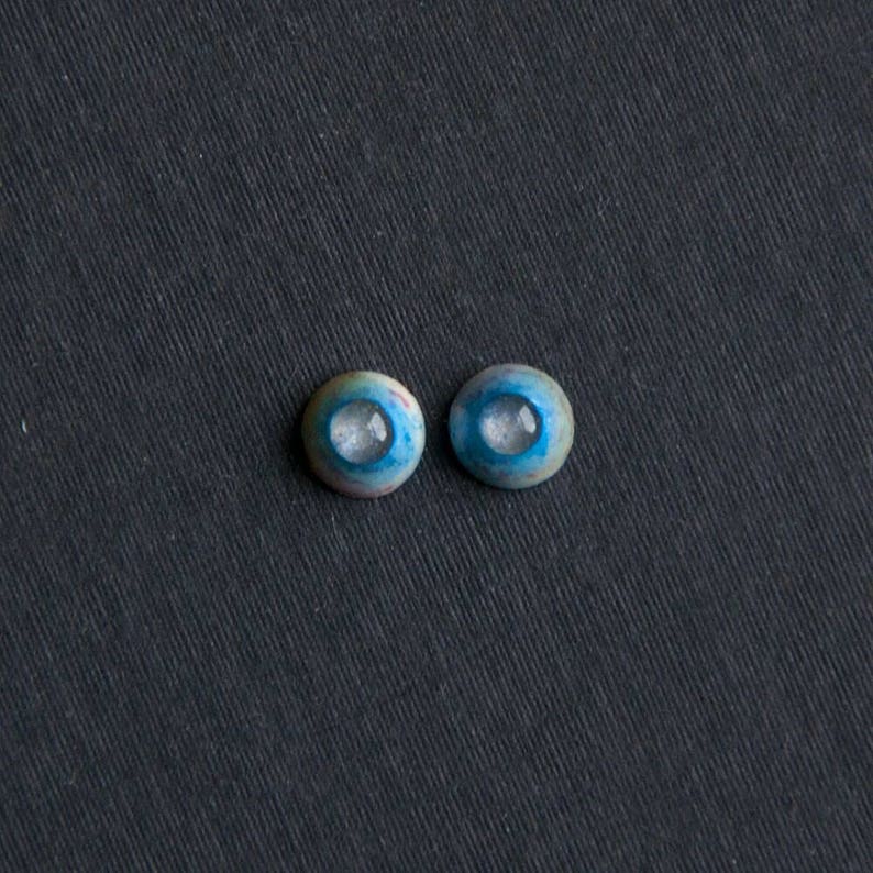 8mm handmade bjd eyes artist bear eyes doll eyes blue eyes fantasy eyes no pupil eyes reborn eyes unique resin eyes for bjd doll