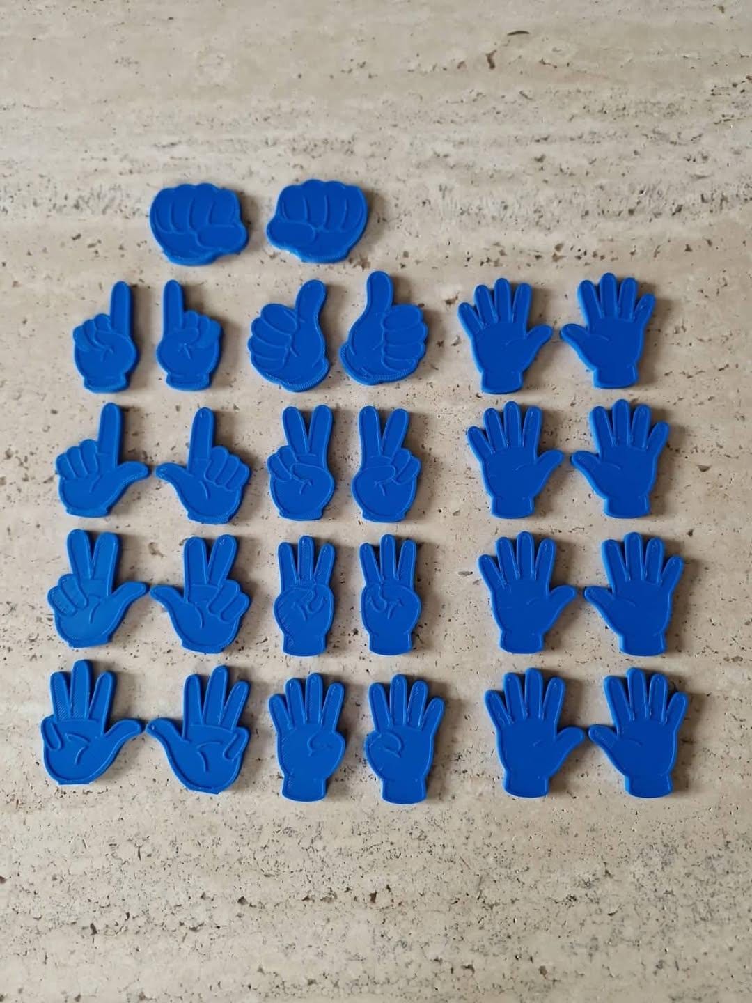 Set of 26 Educational Counters Representing the Numbers From 0 to 5 ...