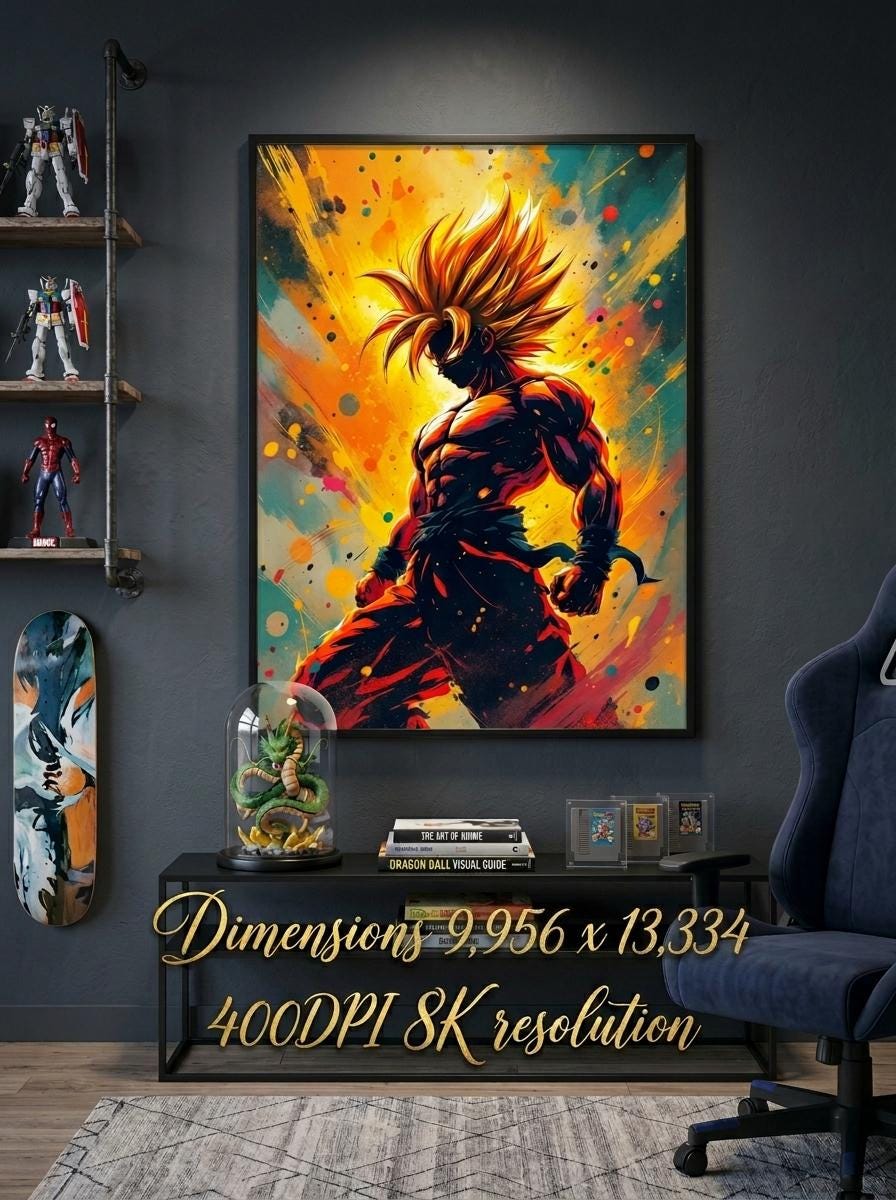 Dragon ball z poster - Etsy 日本