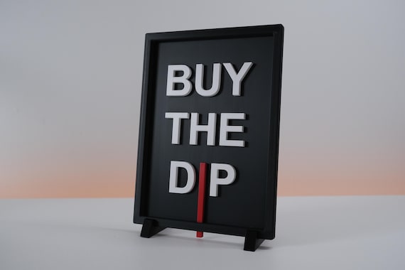 Buy The Dip Wall Art