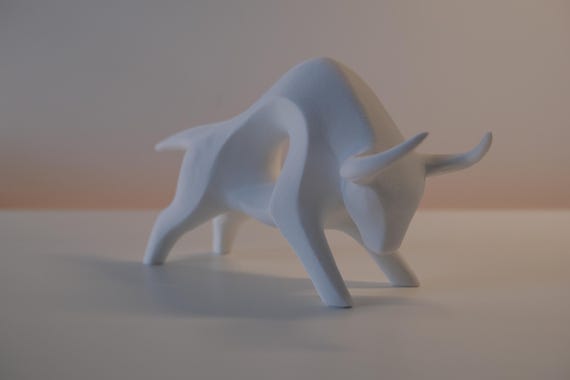 Bull Abstract Statue