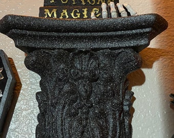 Faux Gothic Stone Hanging pedestal