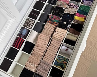 Custom Fabric Drawer Organizer | Underwear, Socks, Bras insert