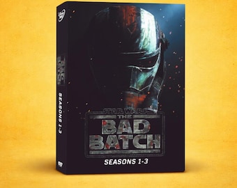 Star Wars The Bad Batch Complete Series - Seasons 1 - 3 DVD Box Set | 10 Disc Collection | Animated Sci-Fi Adventure | Collector Edition