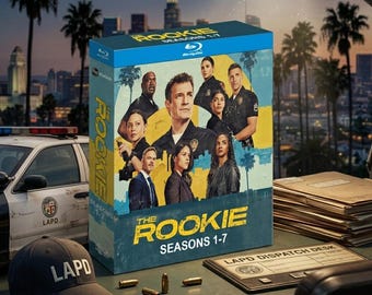 The Rookie: Das Komplette Serien Blu-ray Box Set | Staffeln 1-7 | 7-Disc Kollektion | Nathan Fillion | Brandneu | Action-Polizei-Drama
