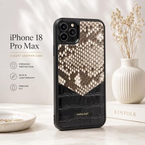 Custom Name Crocodile Pattern iPhone Case, Personalized Luxury Phone Cover, Exotic Skin Style Case for iPhone 12 13 14 15 16 17 Pro Max