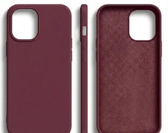 Luxus Silikon Hülle für iPhone 17 16 15 14 13 12 11 Pro Max Mini |Stoßfestes Softcase aus Flüssigsilikon | Ultra Slim | Liquid Silicone