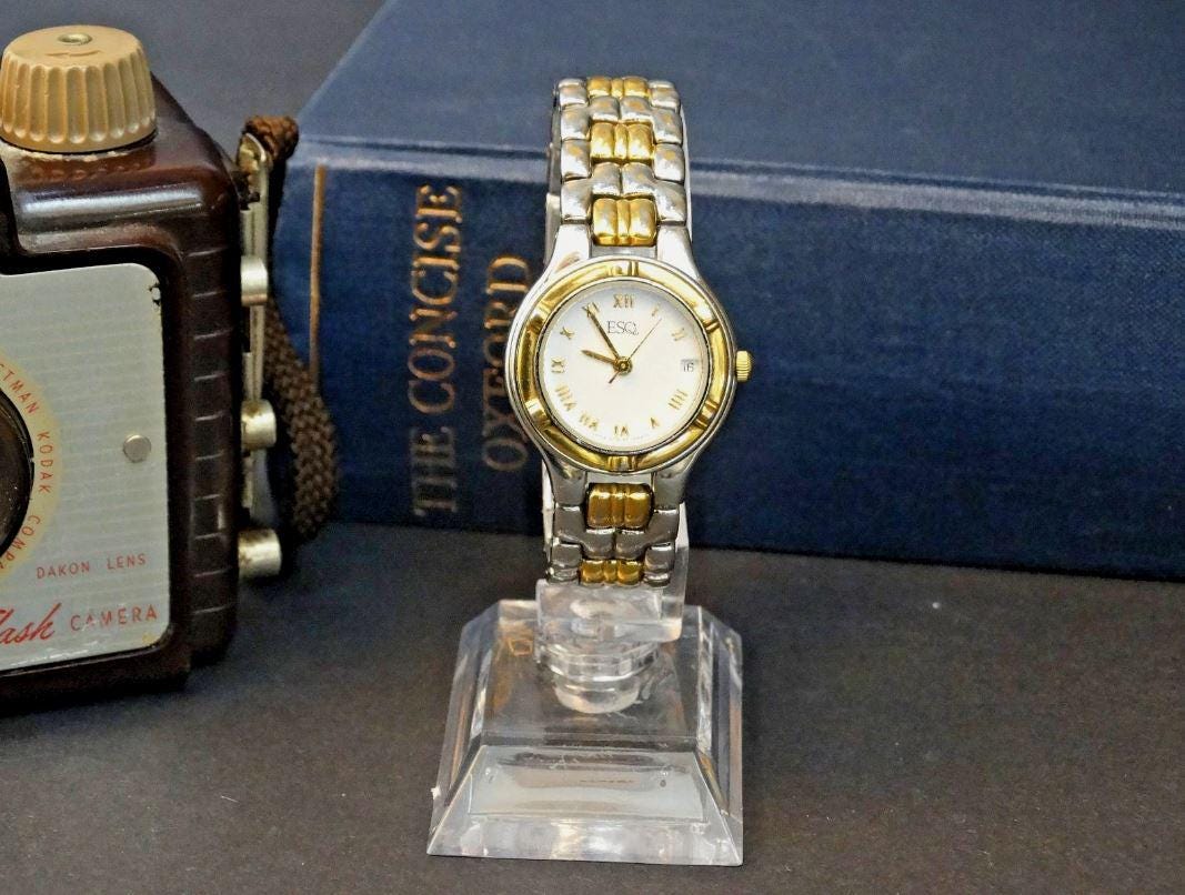 Montre Bracelet Movado Crystal Vintage Neuve Sous Emballage D'origine - Livraison Gratuite