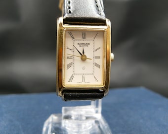 Rare/ Vintage Sophisticated Ladies Samsung Cocktail Tank Watch 1A5370 Gift For Her