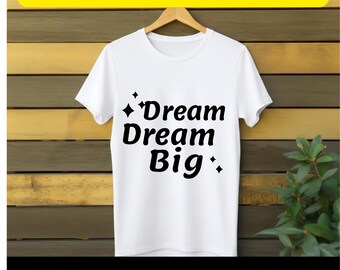 Personalized Kids T-Shirt | Dream Big, Always Crown Design