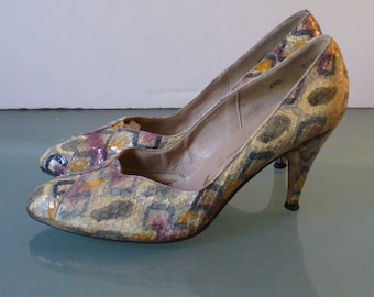 Vintage Thos Cort LTD Snake Skin  Heels 6.5M