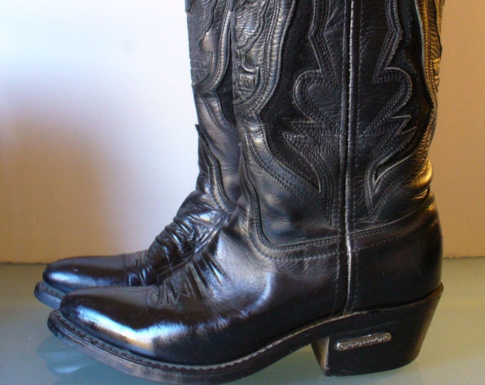 Harley Davidson Ladies Cowboy Boots. Size 6.5US Etsy