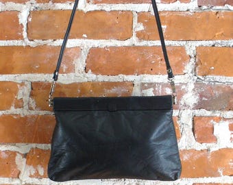 Vintage Tadora Black Shoulder Bag