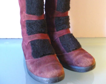 Vintage Quoddy Moccasin Mukluk Eskimo Boots Size 6US