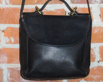 Vintage Coach Soho Black Shoulder Bag