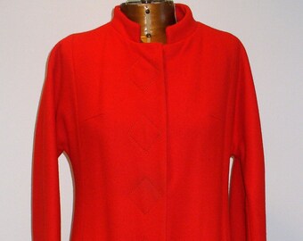 Vintage Halldon Ltd. Red Princess Coat