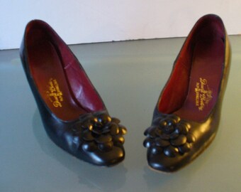 Vintage Desert Bootery Palm Springs Calf Skin Pumps