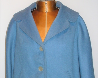 Vintage May Lai Blue Wool Jacket