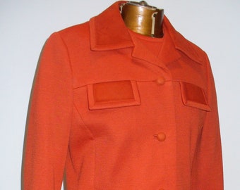 Vintage  Vilano Wool Knit Dress & Jacket Set