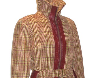 Vintage Preen 1960's Hounds Tooth Check Jacket