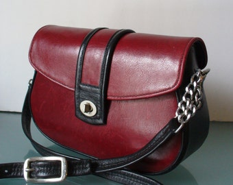 Vintage Crossbody Heavy Leather  Bag