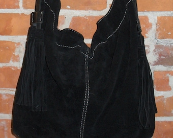 Lucky Brand Suede Shoulder Bag
