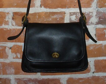 Vintage Black Coach Rambler Bag