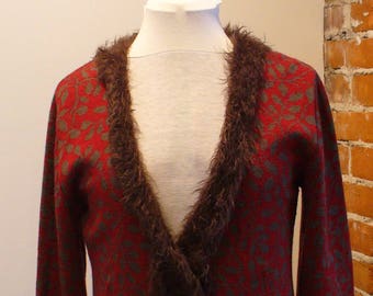 Skovhuus Denmark Cardigan Sweater Size S