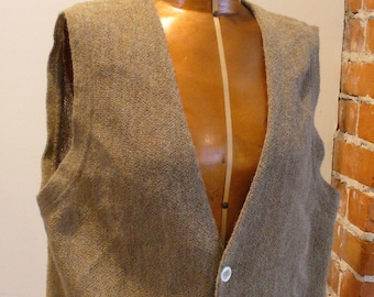 Vintage Peruvian Connection Alpaca Wool Vest Sweater Size S