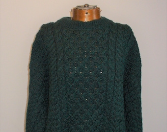 Murphy Of Ireland Forest Green Sweater Size XL