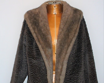 Vintage Borre By Fairmoor Faux Fur Jacket
