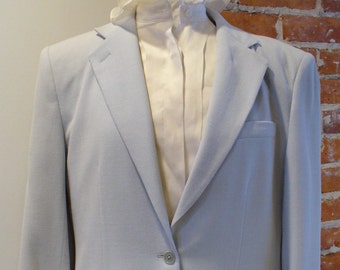 Ralph Lauren Cornflower Blue Wool Boyfriend Jacket Size 12