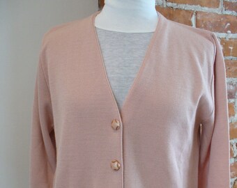 Made in France Parisian  Pink Knit Jacket