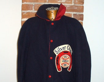 Vintage Reversible Wool Varsity Letterman Jacket