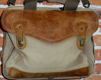 Vintage Cabela's Rugged Large Canvas  Bag