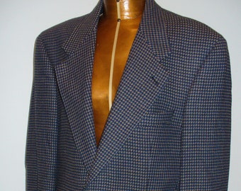 Checked Sport Coat Nicole Miller /Harry Rosen Wool