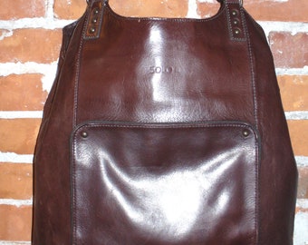 Vintage Solo Leather Business Bag