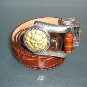 Brighton Museum Collection Alligator Style Belt Size S image 1