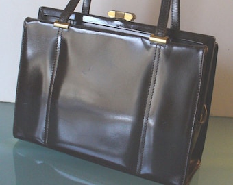 Vintage Dofan Made in France Chocolate Handbag