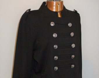 Steampunk Military Style Jersey Jacket Size L