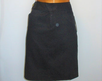 Ralph Lauren Black Cotton Skirt Size 10P