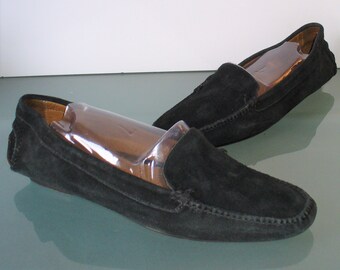 Fieramosca & Co Black Suede Driving Moccasins  Size 9 M