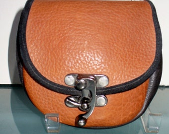 Vintage Artisan Leather Belt Pouch
